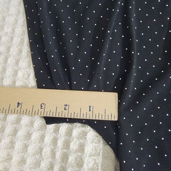 Joseph Ribkoff Belted Tunic Blouse Batwing Short Sleeve Black Plus Size 18 - Picture 13 of 16